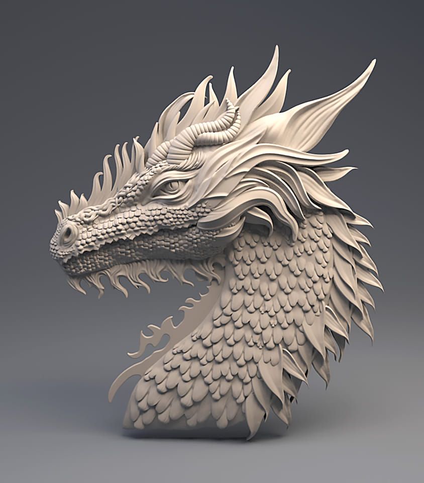 "Dreki" Dragon Medium Silicone Mould