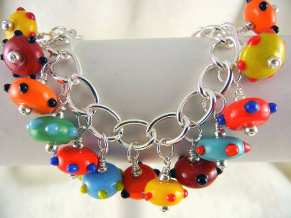 Jazzy Glass Beaded Bracelet - ZMB038