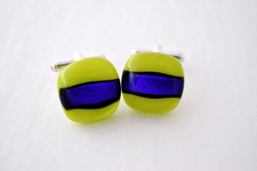 Green and Dichroic Cufflinks - CufZM06