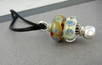 Artisan Lampwork Beaded Pendant - ZMN069