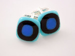 Turquoise/Blue Bullseye Cufflinks - CufZM036