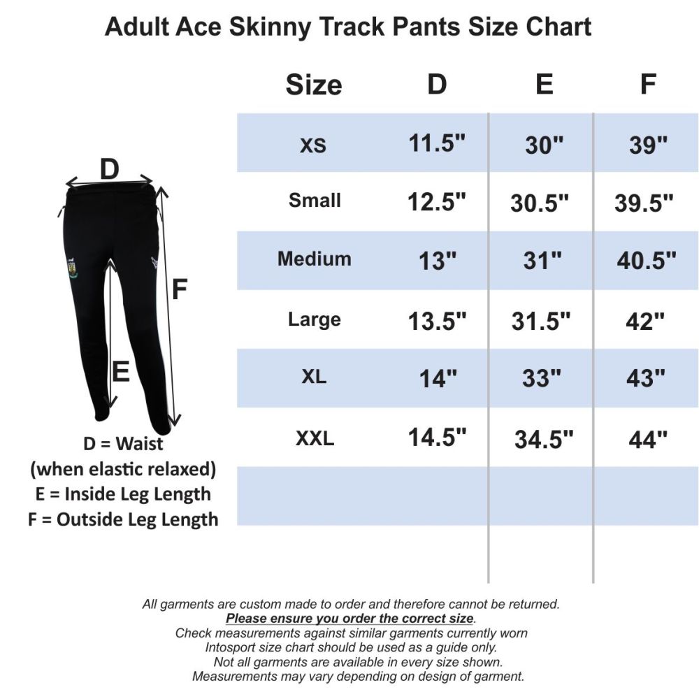 Skinny Pants Size Guide
