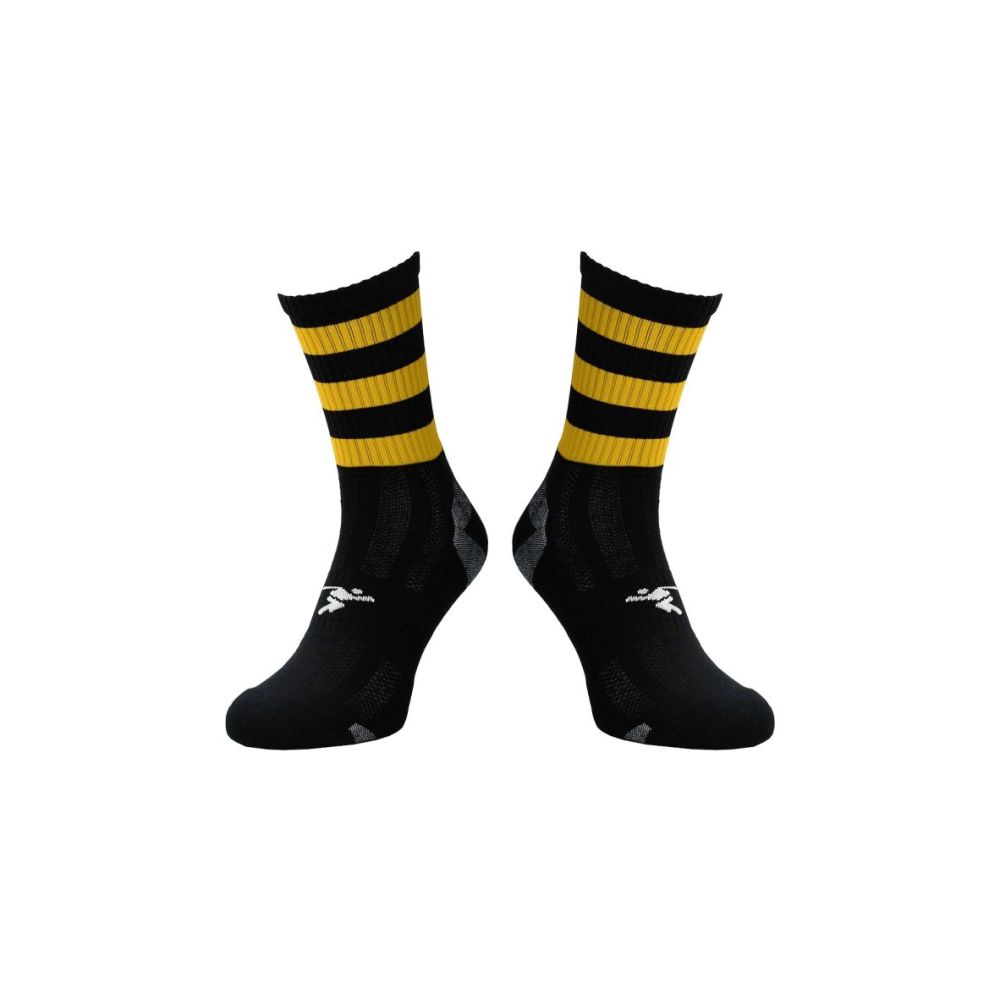 Black / Amber Midi Socks
