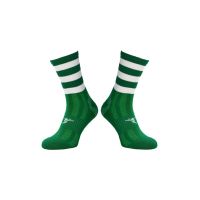 Emerald / White Midi Socks