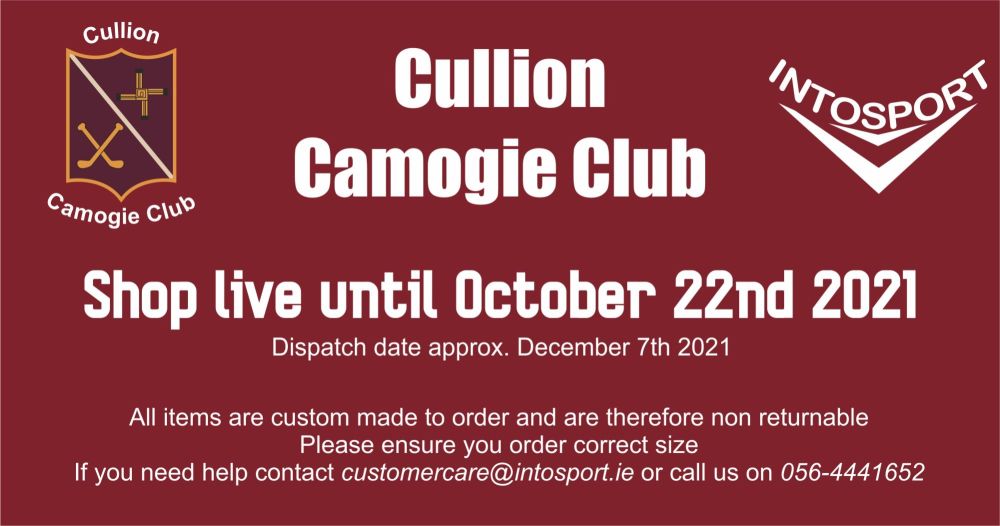 CULLION CAMOGIE - WESTMEATH - ONLINE SHOP BIG BANNER
