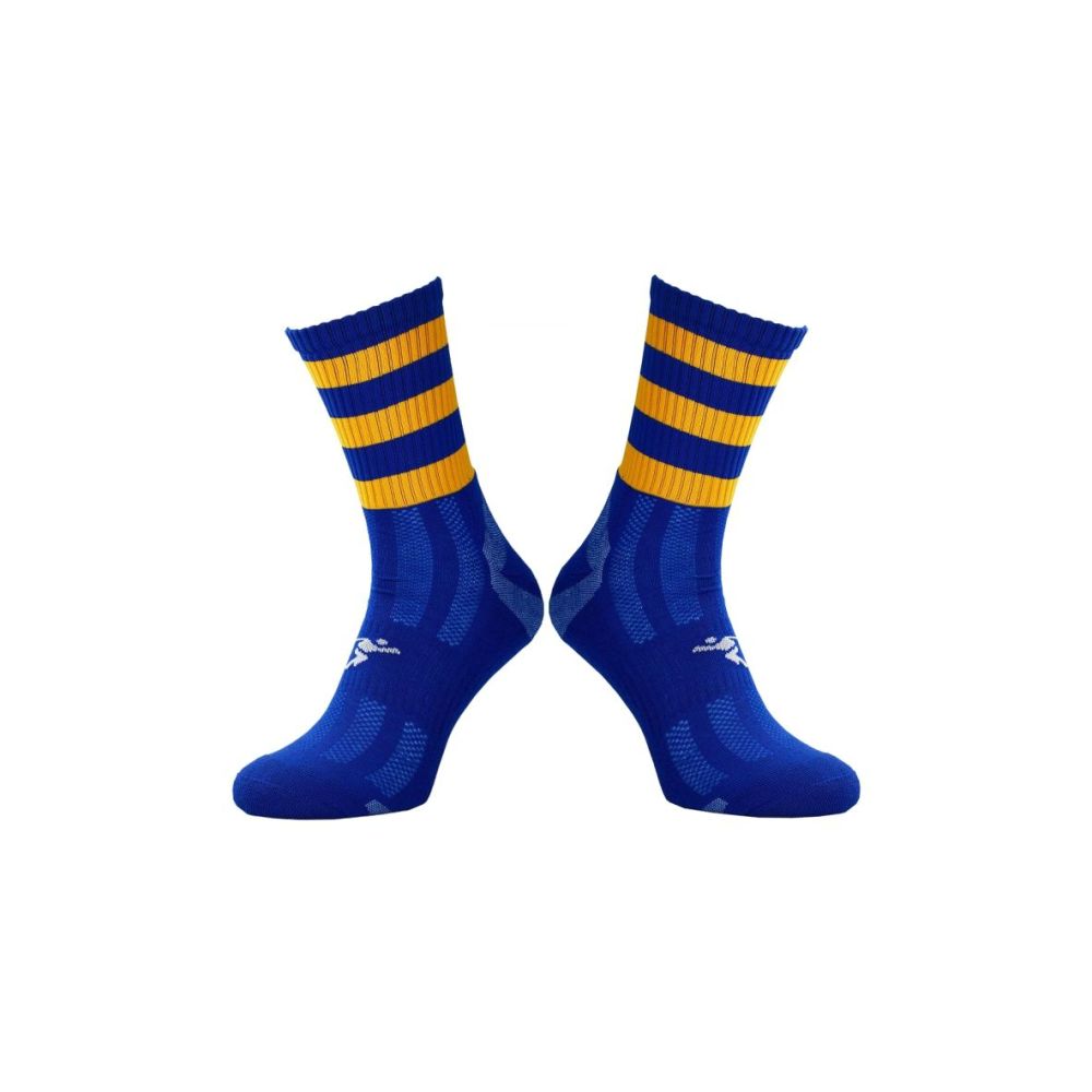 Royal Blue / Gold Midi Socks