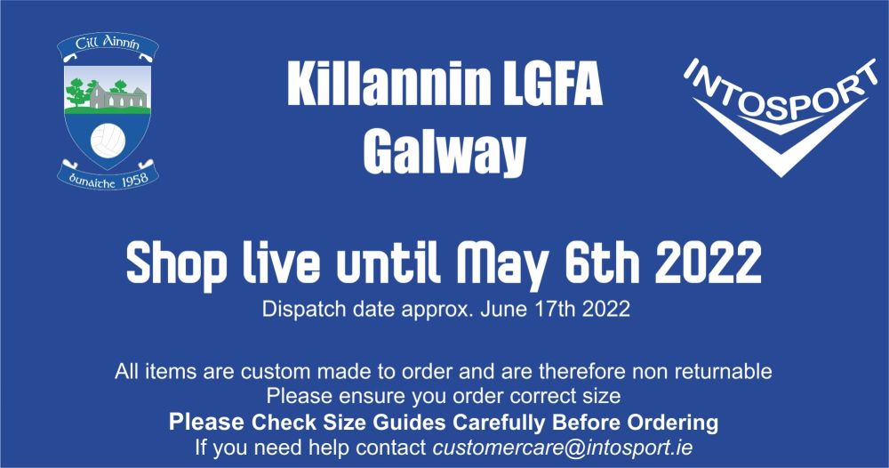 KILLANNIN LGFA - GALWAY - ONLINE SHOP BIG BANNER