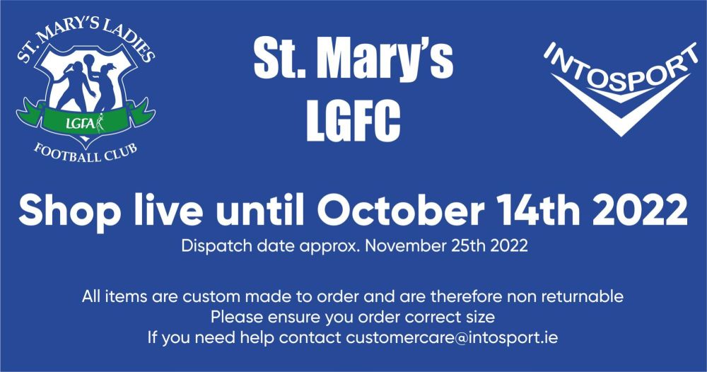 ST. MARYS LGFA - ONLINE SHOP BIG HEADER