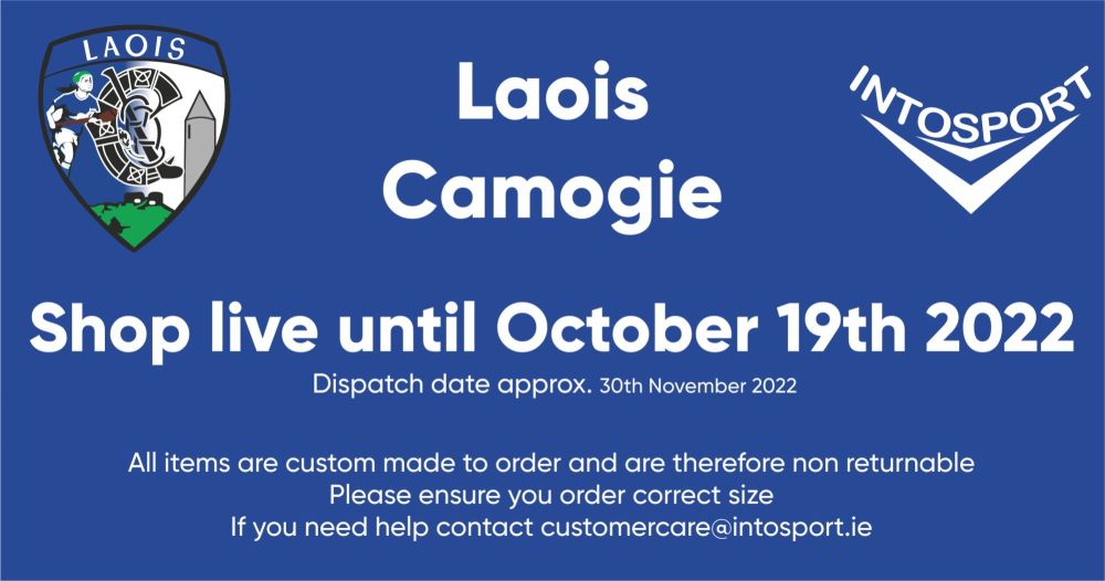 LAOIS CAMOGIE - ONLINE SHOP header