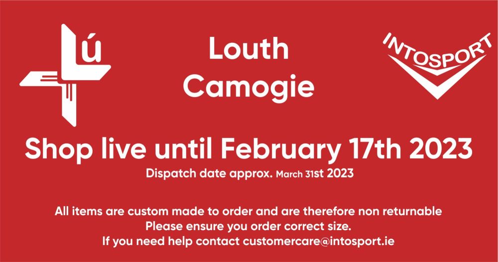LOUTH CAMOGIE - ONLINE SHOP header