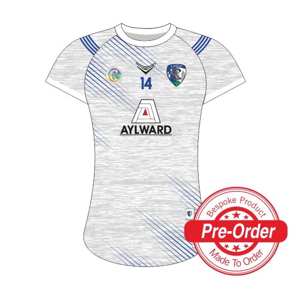 Laois Camogie Kids' Fit Playing AWAY Jersey