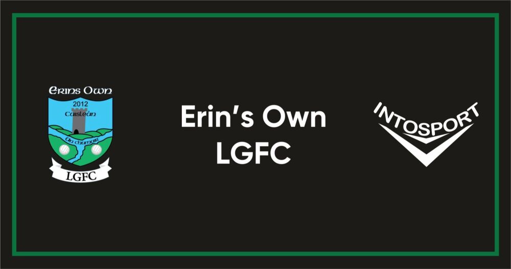 ERINS OWN LGFC - CASTLECOMER - ONMLINE SHOP 2024 header c