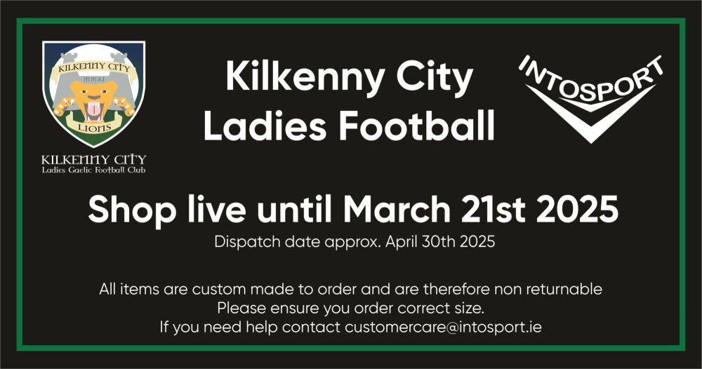 KILKENNY CITY LGFA - ONLINE SHOP HEADER 2025