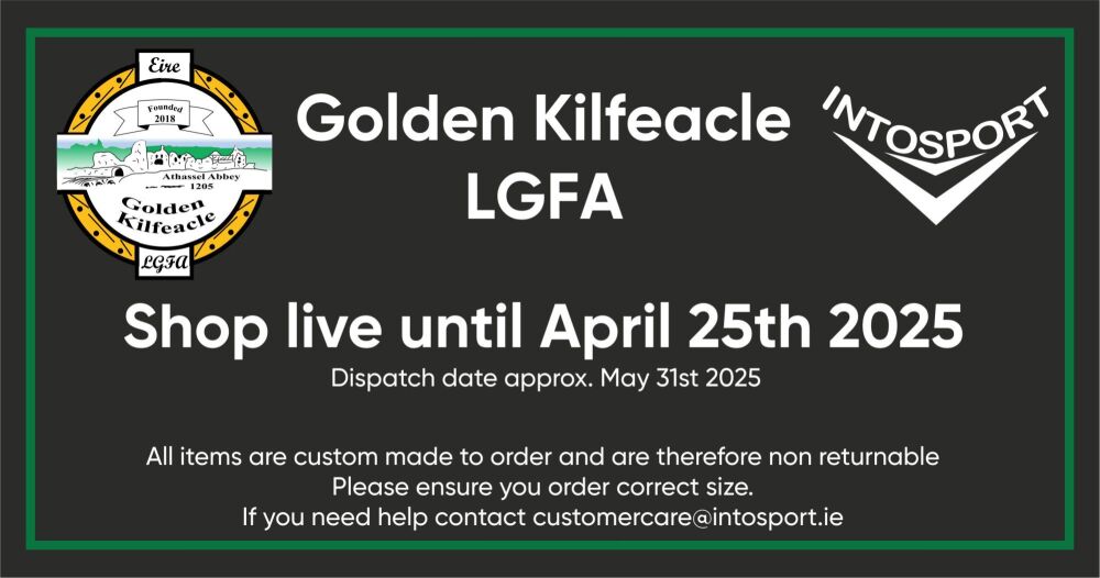 GOLDEN KILFEACLE LGFA - TIPPERARY - ONLINE SHOP BUILD HEADER