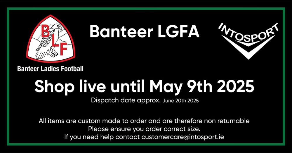 BANTEER LGFA - CORK CLUB RANGE ONLINE SHOP HEADER 2025