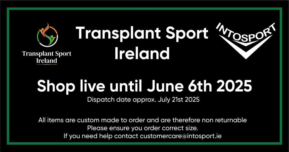 TRANSPLANT SPORT IRELAND WORLD GAMES GERMANY ONLINE SHOP HEADER 2025