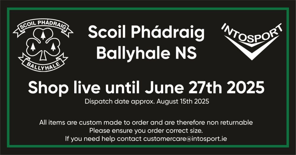 BALLYHALE NS - KILKENNY ONLINE SHOP HEADER