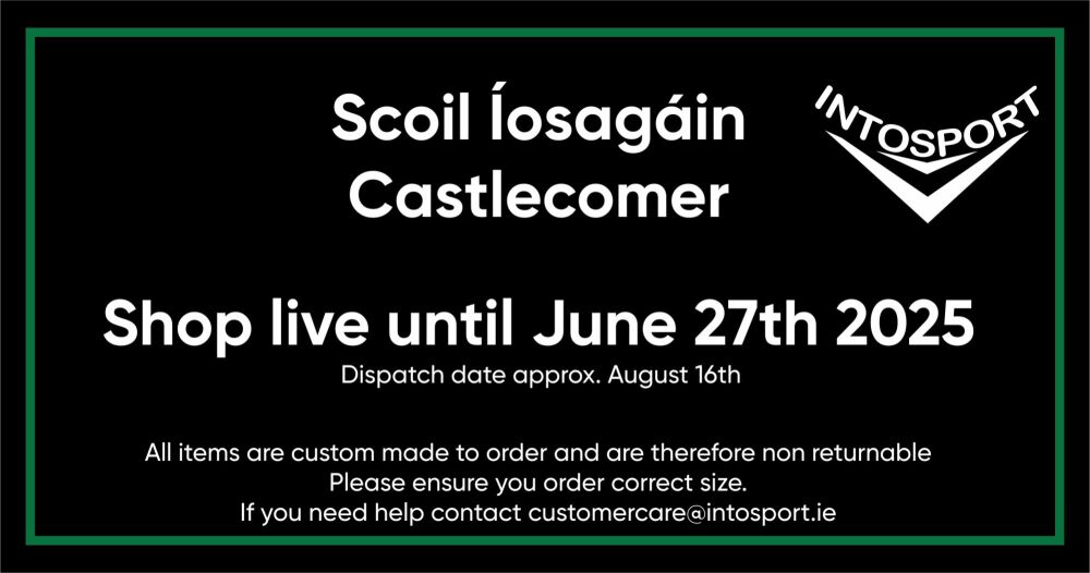 SCOIL &Iacute;OSAG&Aacute;IN CASTLECOMER - ONLINE SHOP HEADER 2025