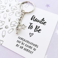 Auntie-To-Be Keyring