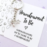 Grandparent-To-Be Keyring