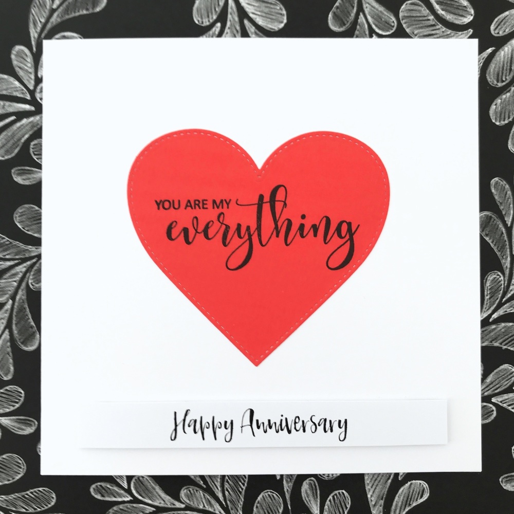 Anniversary My Everything Card