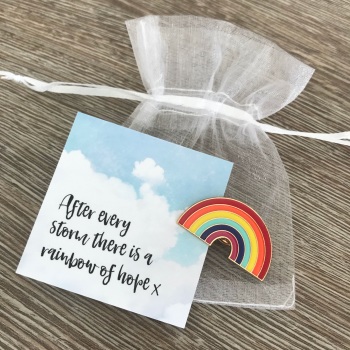 Rainbow Of Hope Pin