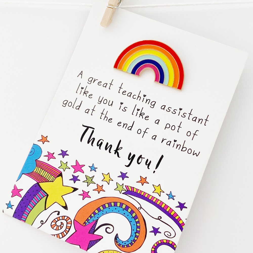 Rainbow Teaching Assistant gift