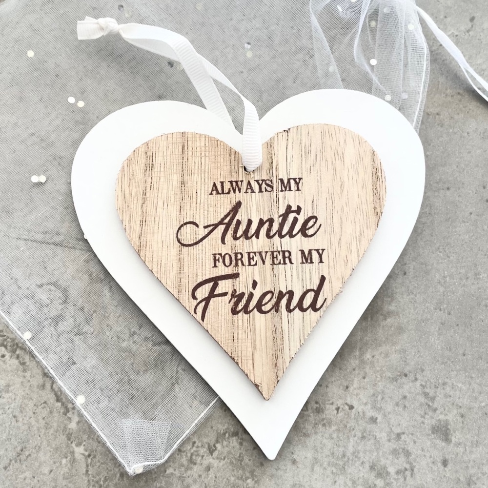 Special Auntie Heart Gift