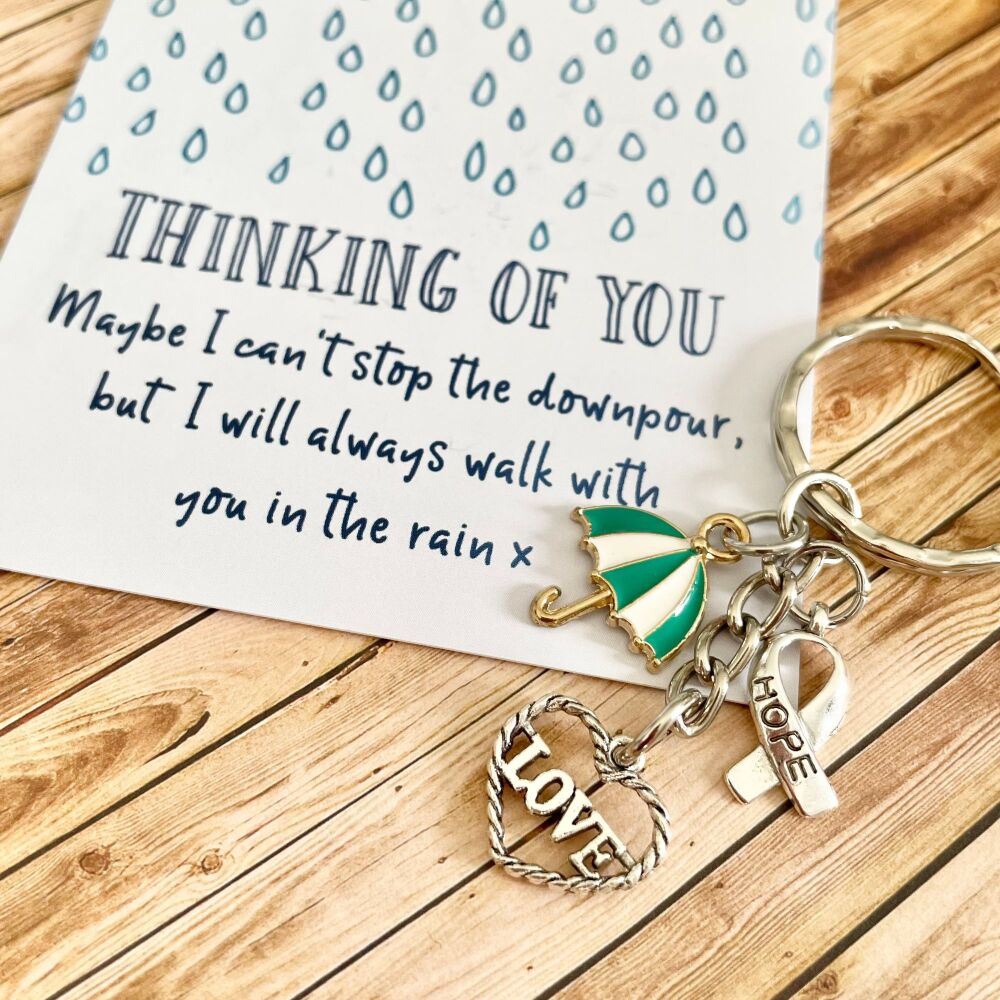 Here For You Keyring Gift