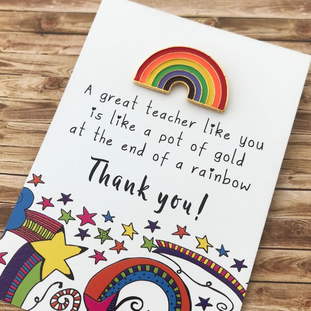 10 x Great Teacher Rainbow Gift