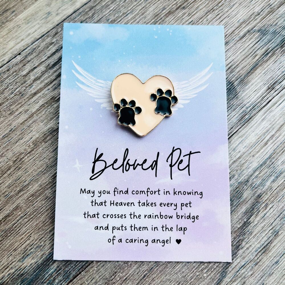 Beloved Dog Pet Loss Brooch