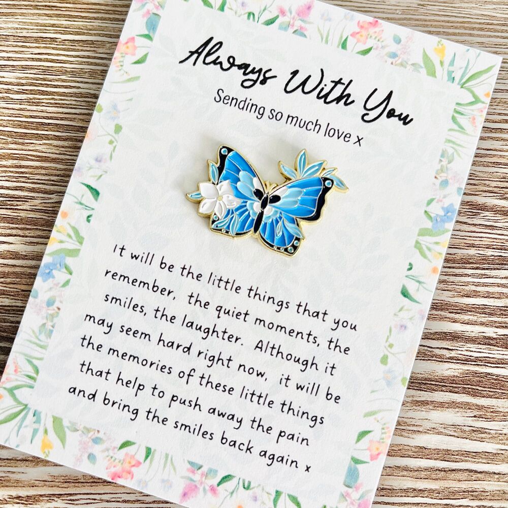 Always With You Butterfly Pin