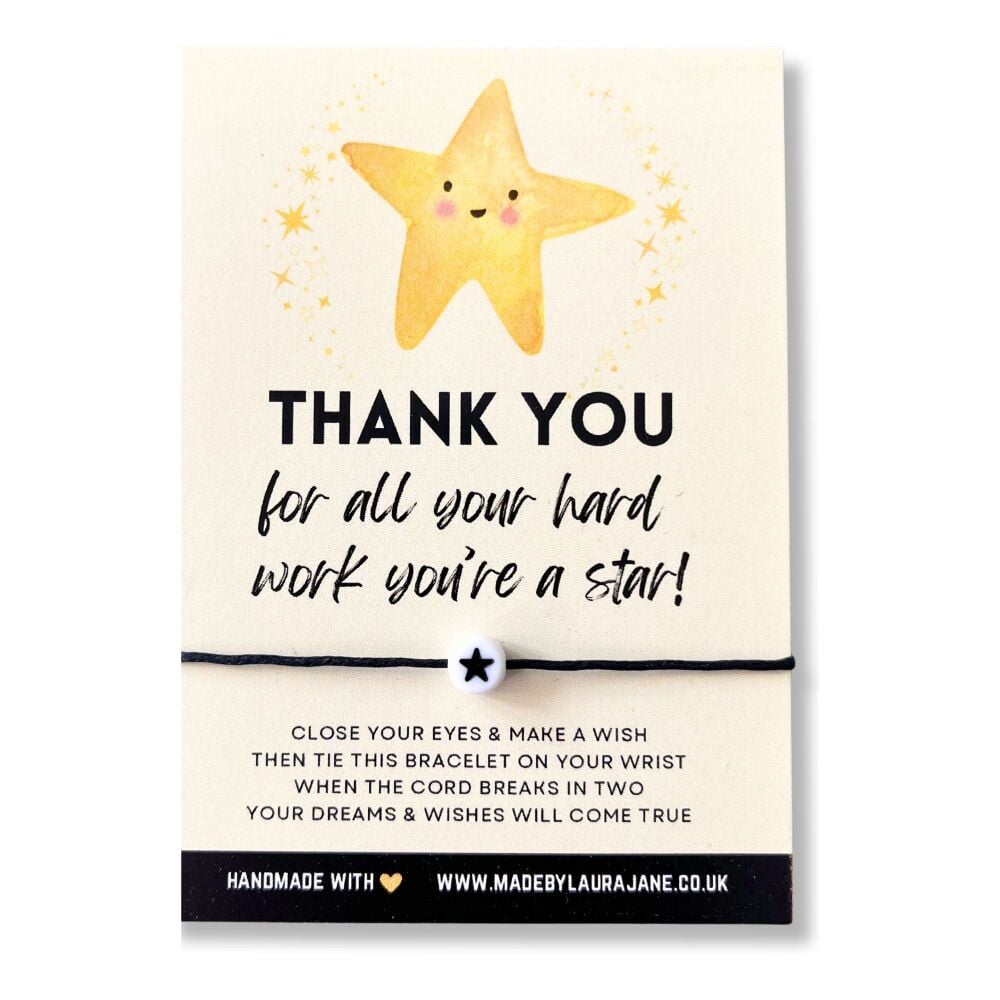 10 x Thank You You're a Star Gifts