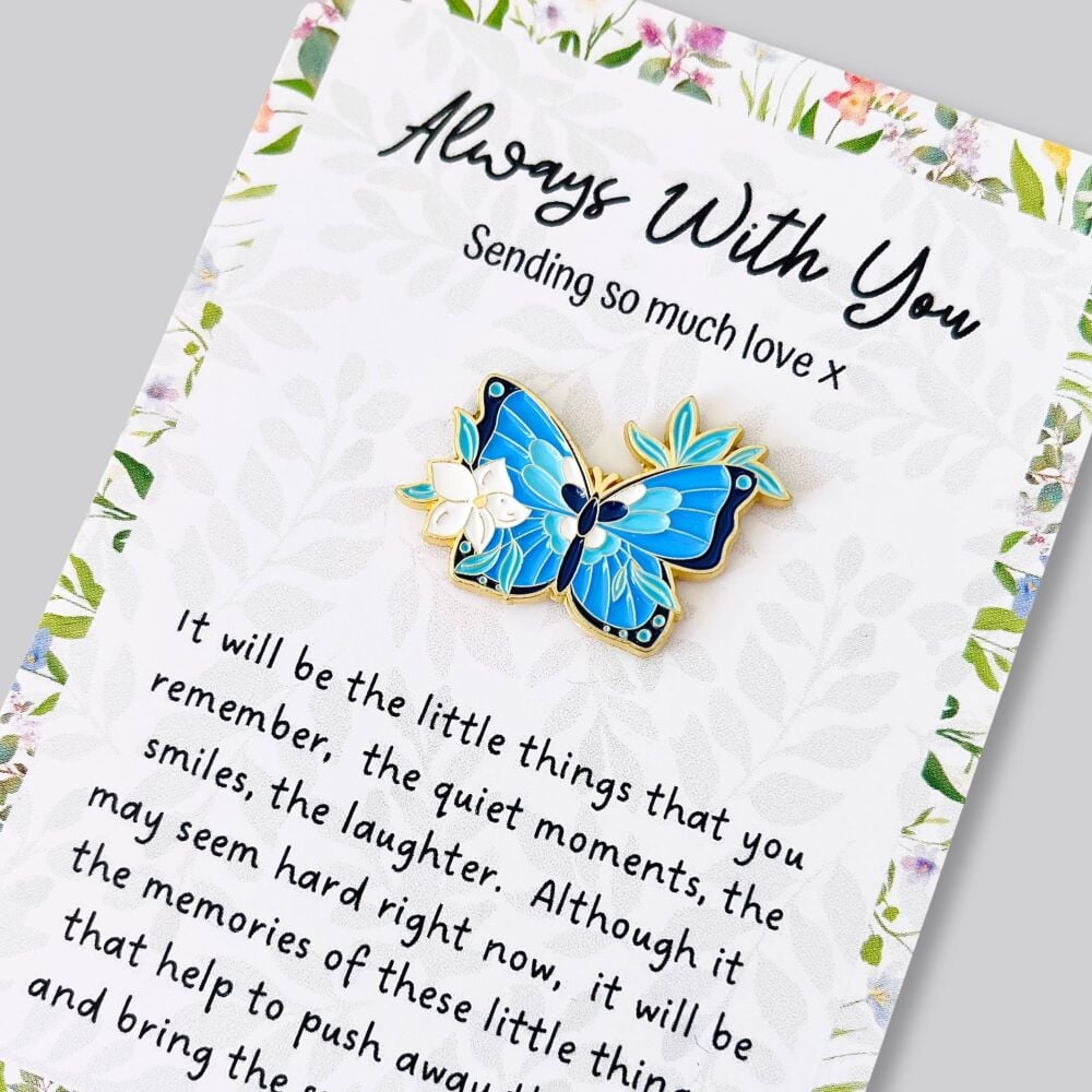 Always With You Butterfly Pin