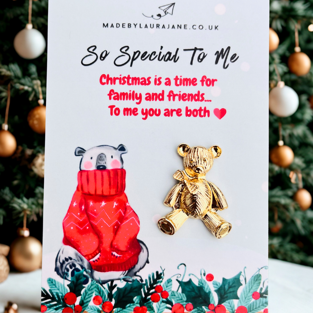 Christmas Bear Pin So Special To Me