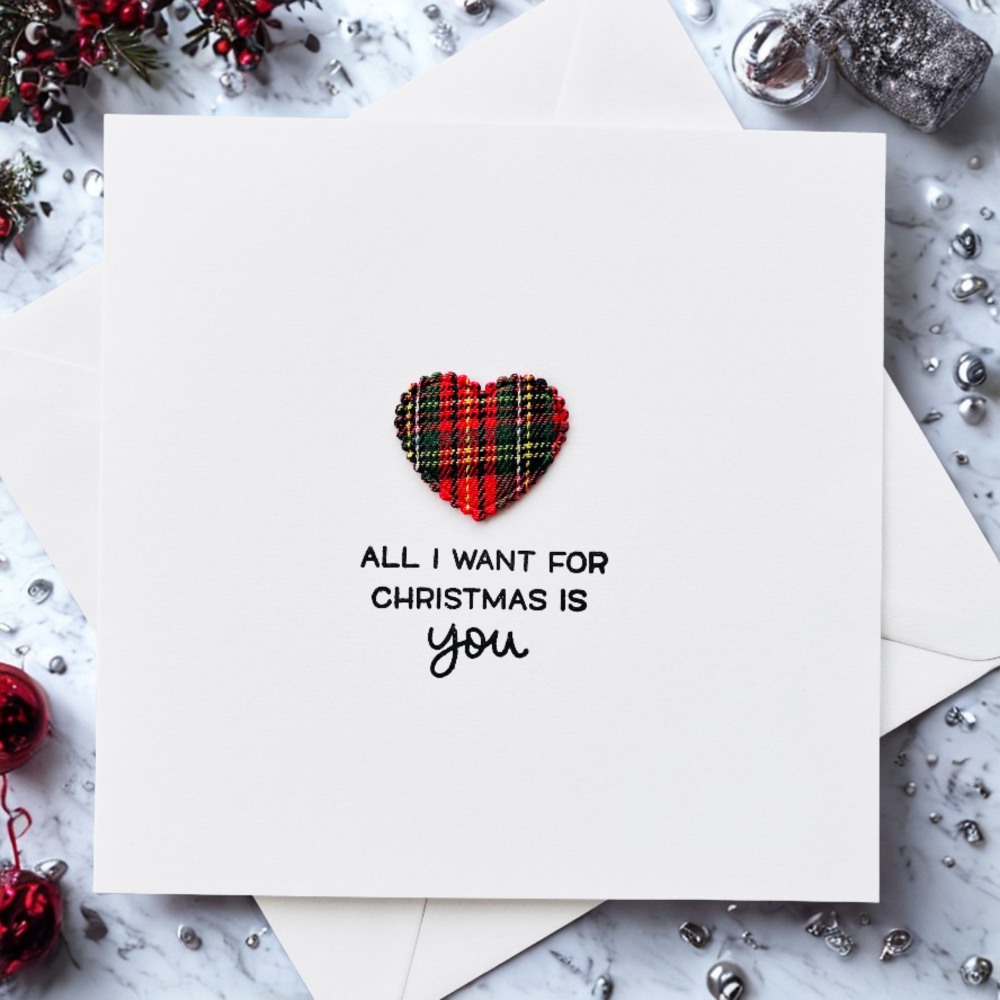 Love You All I Want For Christmas Card