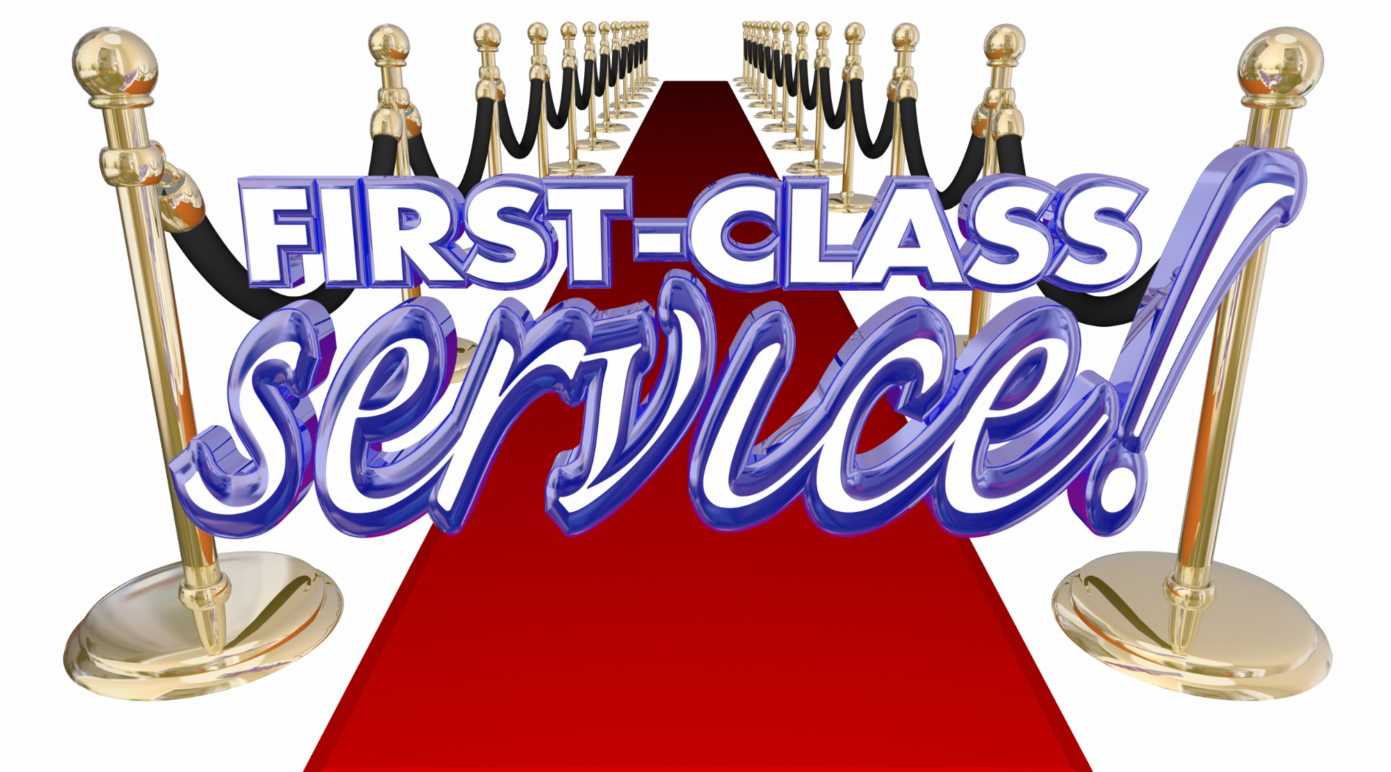 red carpet first-class service