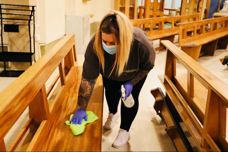 cleansweep-commercial-cleaning-sanitising-church-pews-Retford-uk