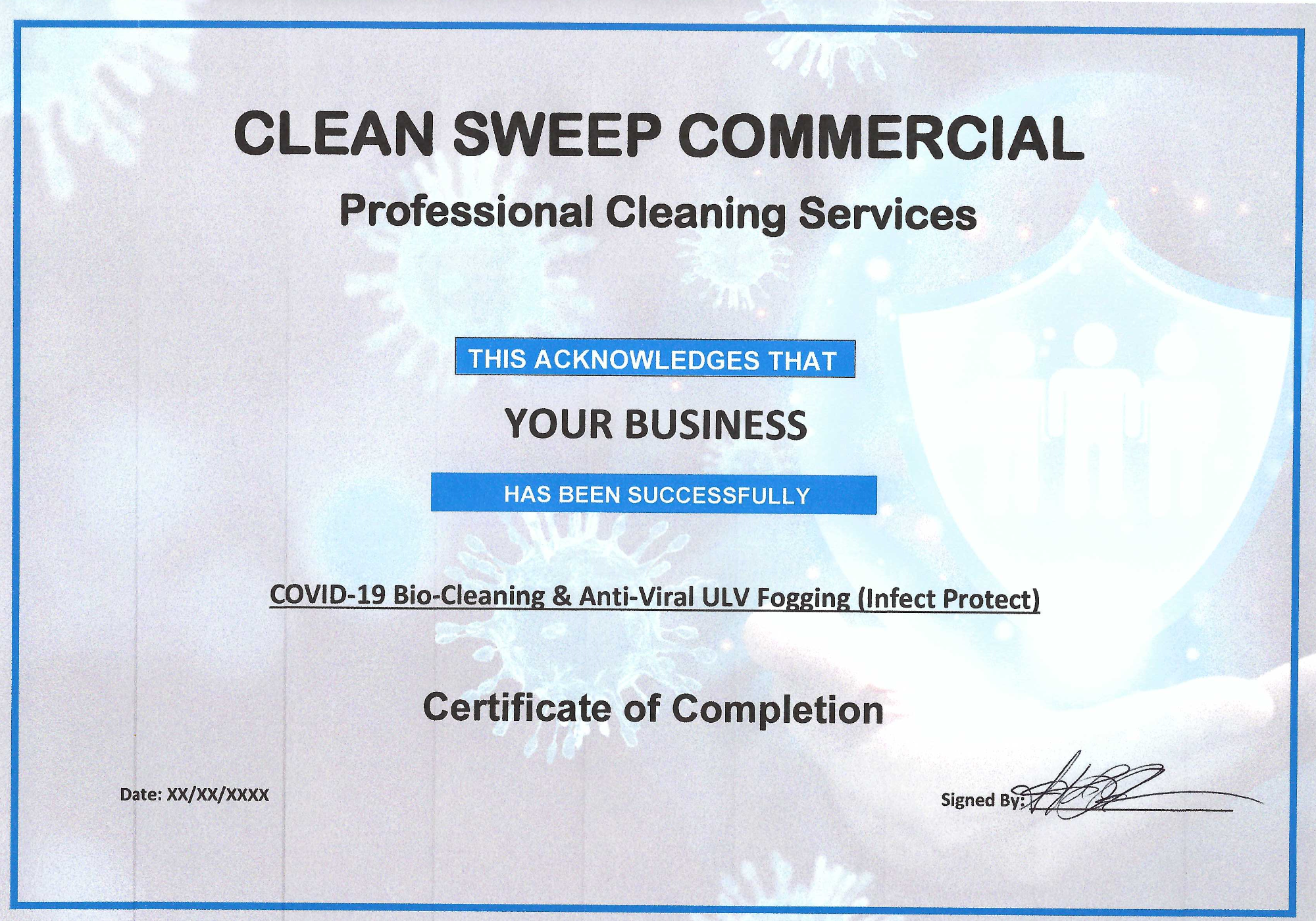 cleansweep-commercial-certificate-completition-gainsborough