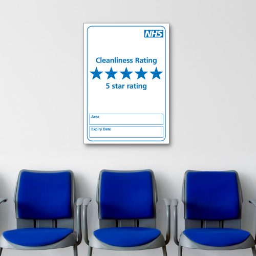 star rating NHS cleanliness standards 2021