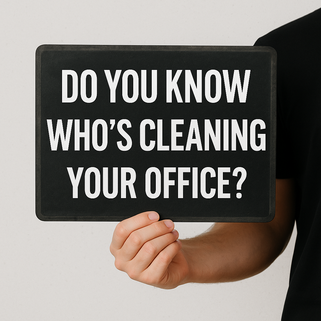 blog do you know whos cleaning your office