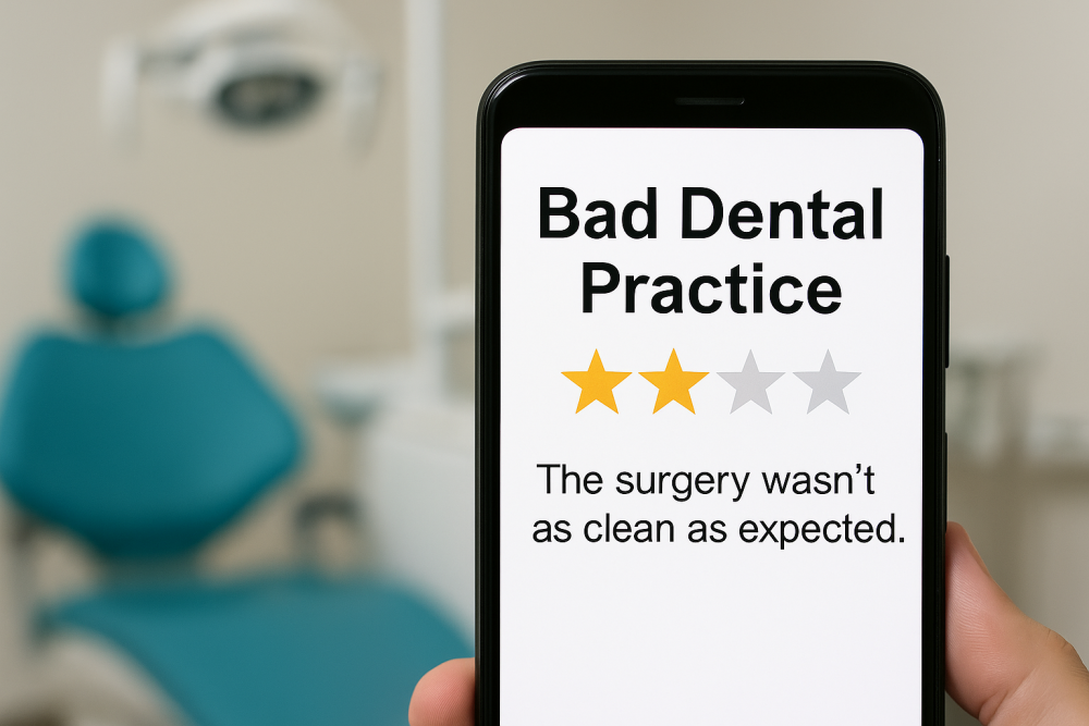 blog bad google review dental dirty