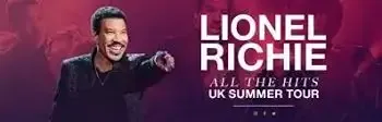 Lionel Richie UK Summer Tour poster promoting concert at Lincolnshire Showground." lionel-richie-stage-cleaning-lincoln