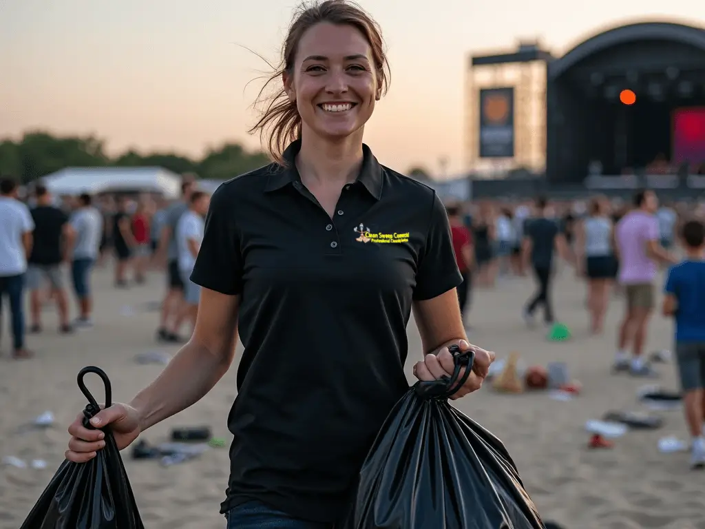 Festival and event cleaning in Lincolnshire Showground