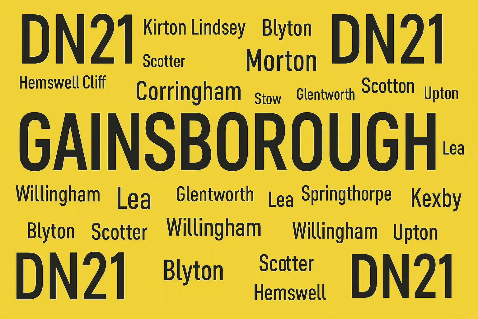 Clean Sweep Commercial service areas in Gainsborough covering DN21, Lea, Blyton, Morton, Willingham, Kexby, Corringham, Scotter, and Upton