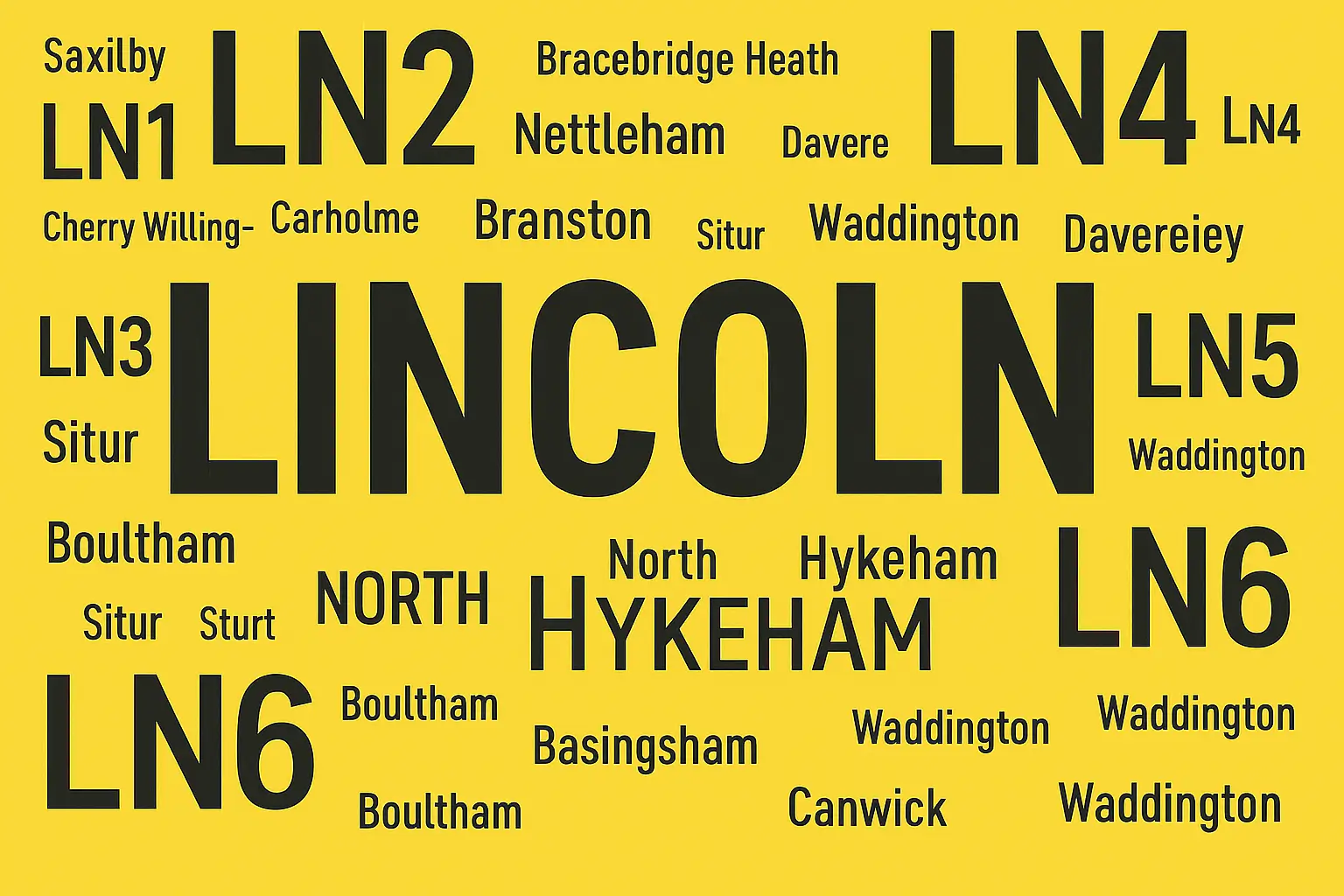 Clean Sweep Commercial service areas in Lincoln including LN1 to LN6, North Hykeham, Bracebridge Heath, Waddington, Branston, Saxilby, Nettleham, and surrounding villages