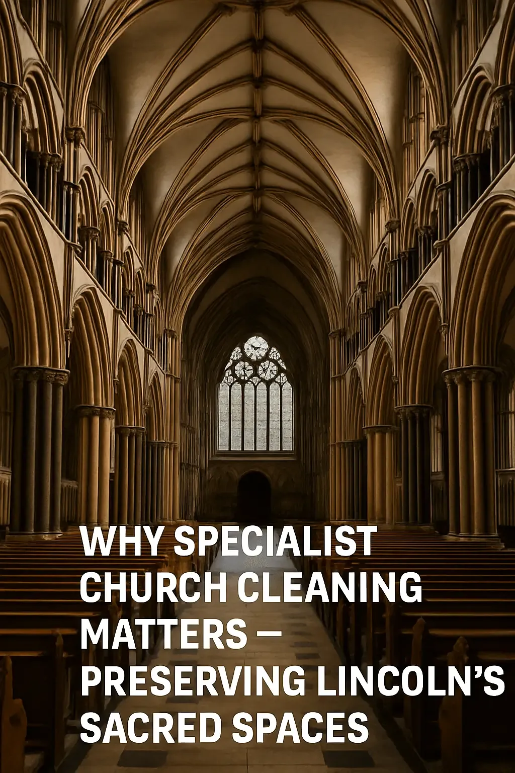 Why specialist church cleaning matters for Lincoln places of worship