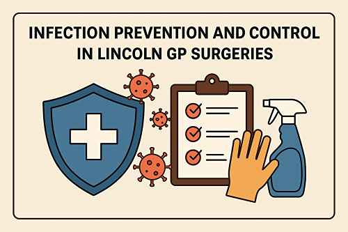 Infection Prevention and Control (IPC) practices for cleaning GP surgeries in Lincoln
