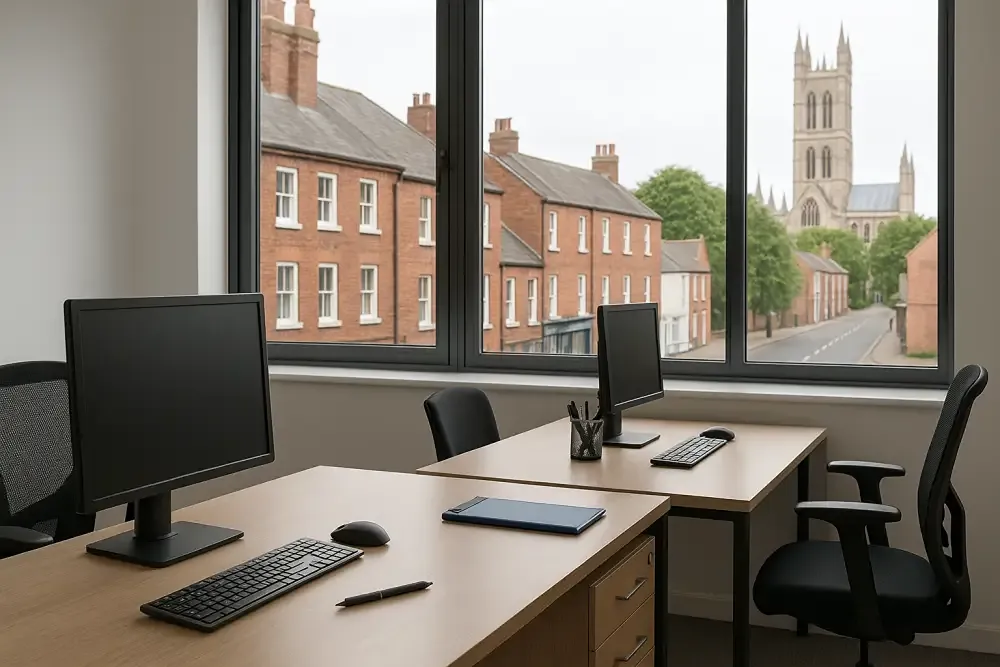 Modern office in Retford kept spotless with professional cleaning services