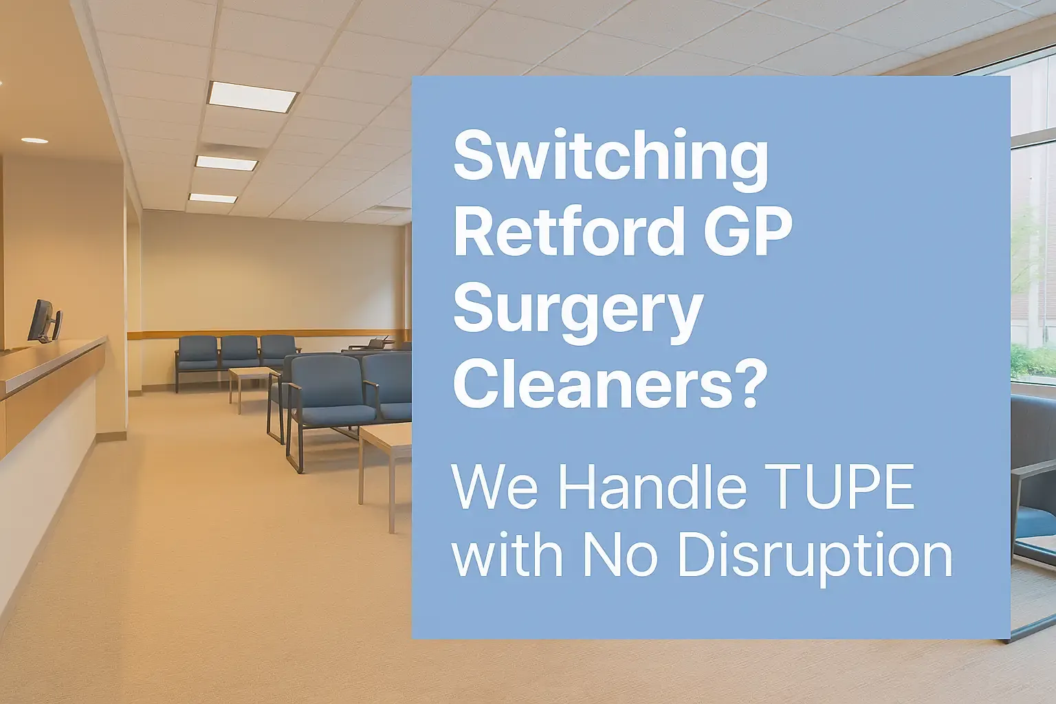 Retford GP practice choosing specialist cleaning over in house staff